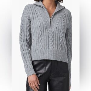 Paige Marlene Wool Blend Pullover Sweater 
Heather Grey Size Large